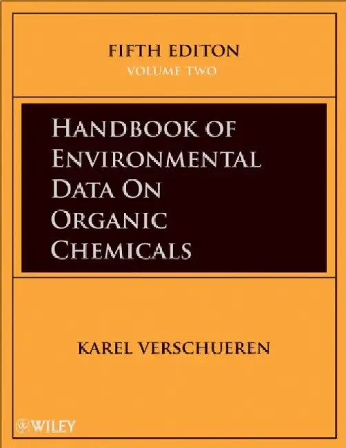 Handbook Of Environmental Data On Organic Chemicals 