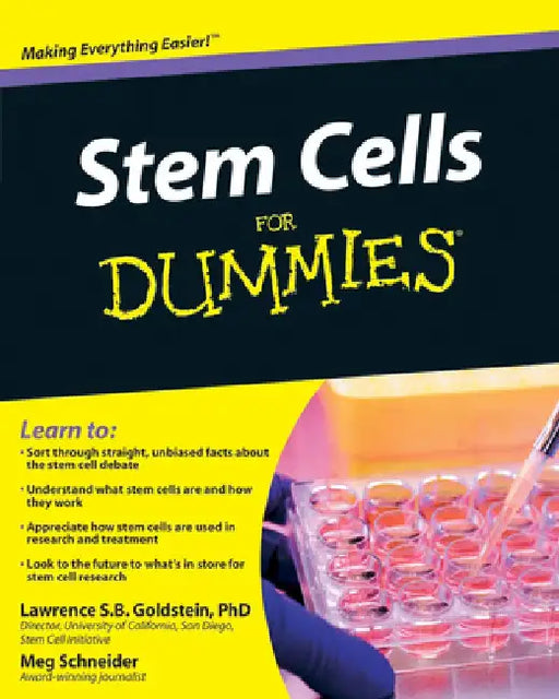 Stem Cells for Dummies by Lawrence S. B. Goldstein