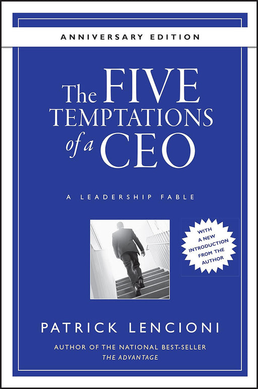 Five Temptations Of A Ceo by Lencioni, Patrick M.