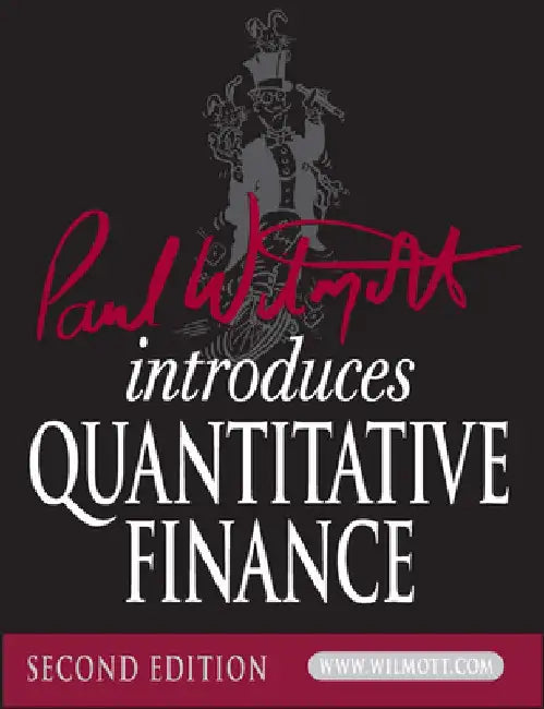Paul Wilmott Introduces Quantitative Finance [With CDROM] by Paul Wilmott