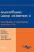 Advanced Ceramic Coatings and Interfaces III by American Ceramic Society
