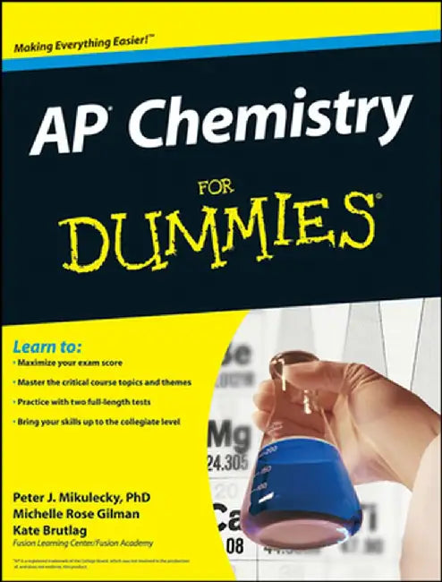 Ap Chemistry For Dummies by Gilman