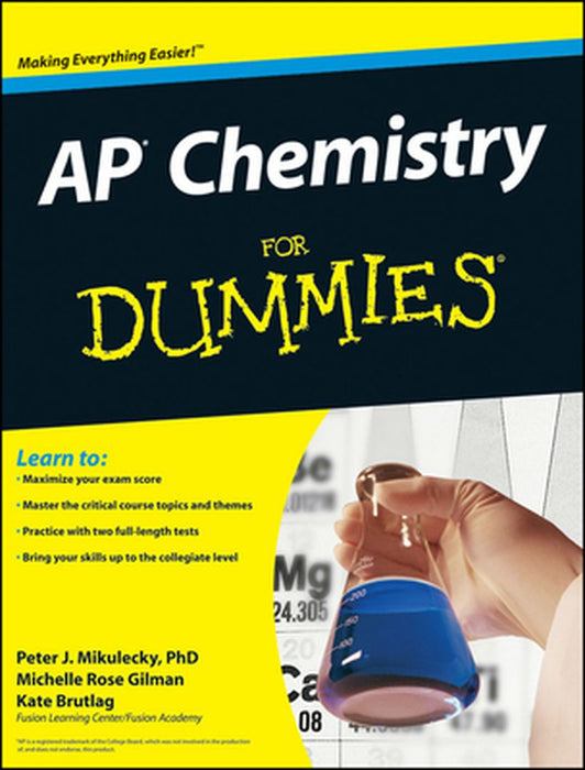 Ap Chemistry For Dummies by Gilman