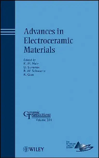 Advances in Electroceramic Materials by K. M. Nair