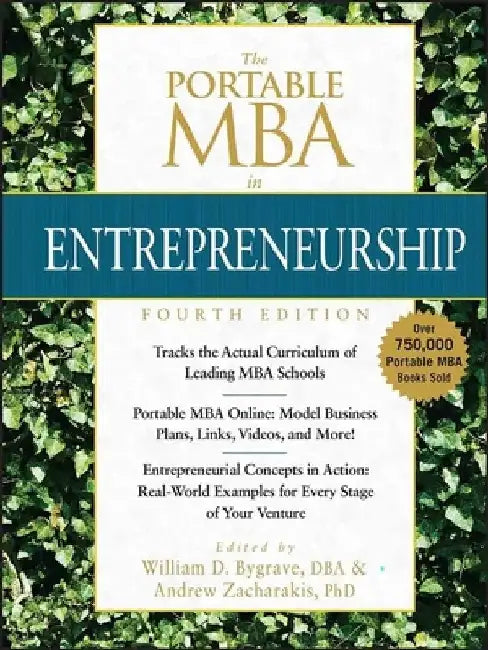 The Portable MBA in Entrepreneurship by William D. Bygrave
