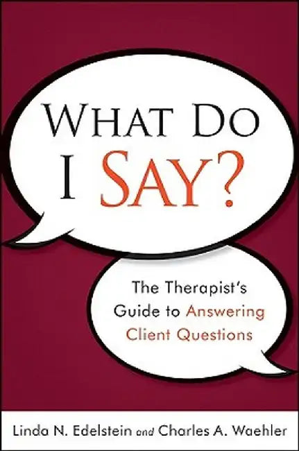What Do I Say?: The Therapist's Guide to Answering Client Questions by Linda N. Edelstein
