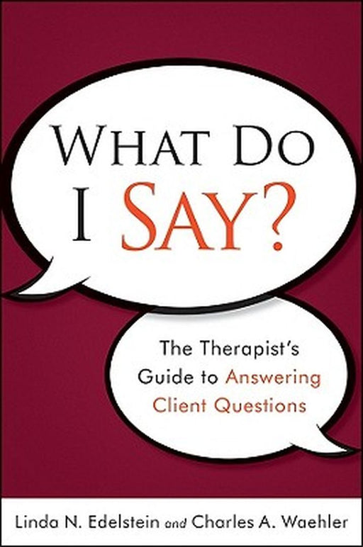What Do I Say?: The Therapist's Guide to Answering Client Questions by Linda N. Edelstein