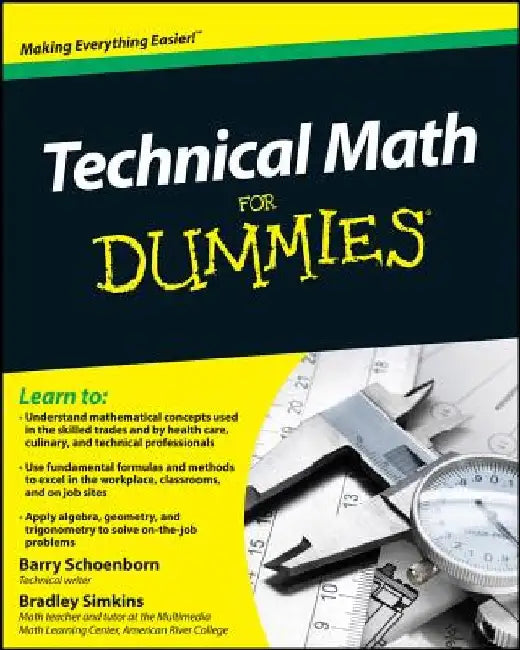 Technical Math for Dummies by Barry Schoenborn