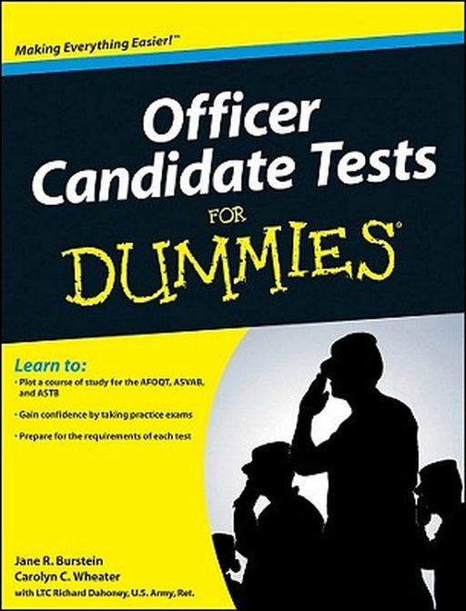 Officer Candidate Tests for Dummies by Jane R. Burstein