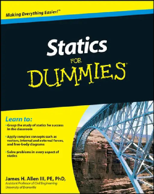 Statics for Dummies by James H. Allen
