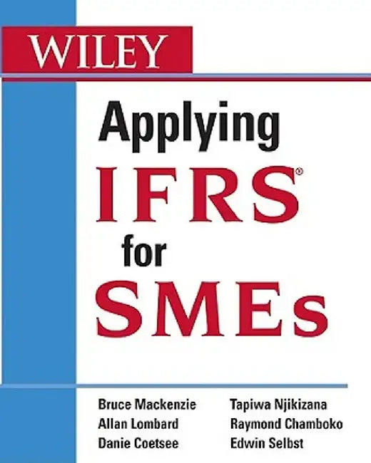 Applying Ifrs for Smes by Bruce MacKenzie