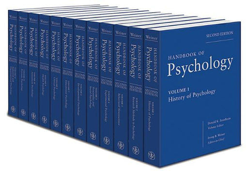 Handbook of Psychology,, 12 Volume Set by Irving B. Weiner