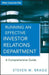 Running an Effective Investor Relations Department: A Comprehensive Guide by Steven M. Bragg