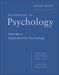 Handbook of Psychology, Experimental Psychology by Irving B. Weiner
