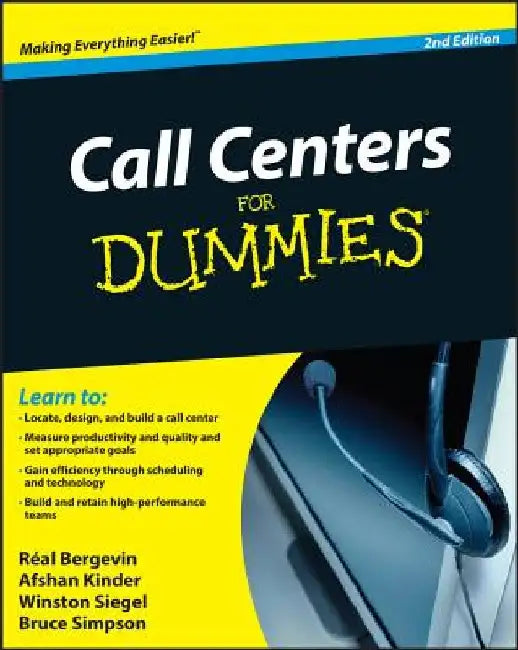 Call Centers for Dummies by Real Bergevin