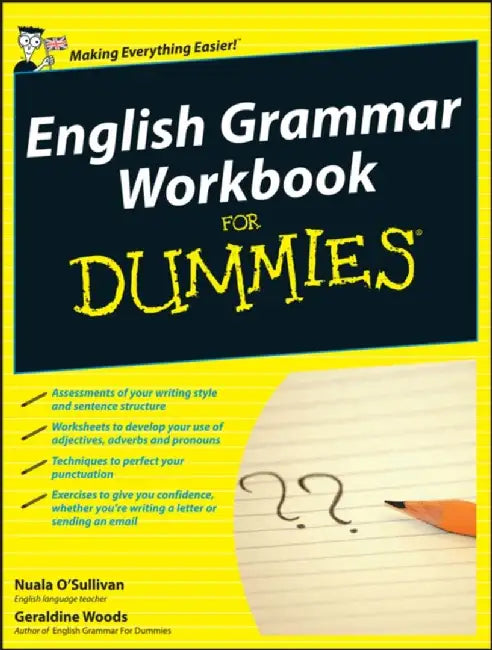 English Grammar Workbook For Dummies by Nuala O'Sullivan
