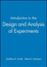 Introduction to the Design and Analysis of Experiments by Geoffrey M. Clarke