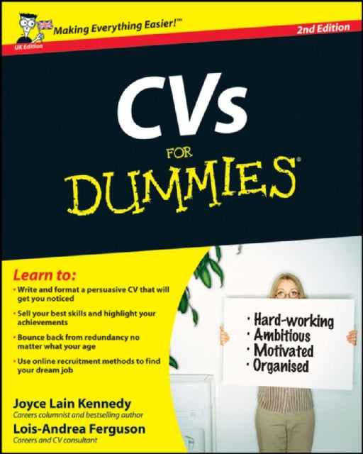 CVs For Dummies by Lois-Andrea Ferguson
