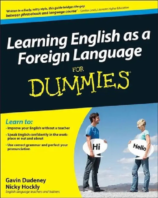 Learning English as a Foreign Language for Dummies [With CD (Audio)] by Gavin Dudeney