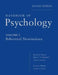Handbook of Psychology, Behavioral Neuroscience by Irving B. Weiner