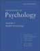 Handbook of Psychology, Health Psychology by Irving B. Weiner