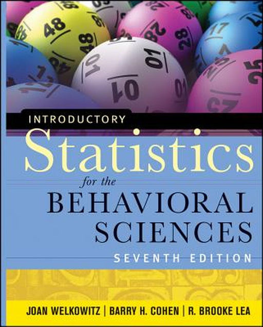 Introductory Statistics for the Behavioral Sciences by Joan Welkowitz