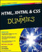 HTML, XHTML and CSS for Dummies by Ed Tittel