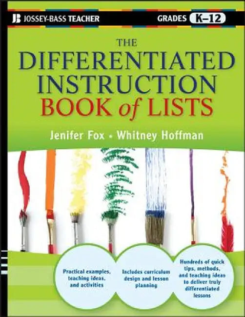The Differentiated Instruction Book of Lists, Grades K-12 by Jenifer Fox