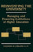 Reinventing the University: Managing and Financing Institutions of Higher Education by Coopers & Lybrand Llp