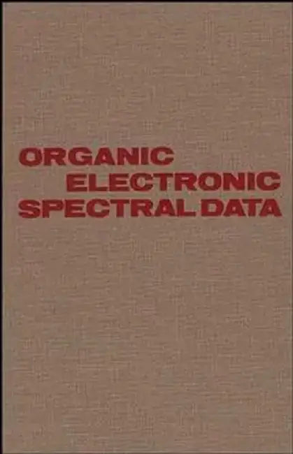 Organic Electronic Spectral Data, Volume 30, 1988 by Editor: John P. Phillips, Editor: Dallas Bates, Editor: Henry Feuer, Editor: B. S. Thyagarajan