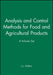 An Analysis and Control Methods for Food and Agricultural Products, 4 Volume Set by Editor: J.-L. Multon