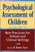 Psychological Assessment of Children: Best Practices for School and Clinical Settings by H. Booney Vance
