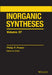 Inorganic Syntheses by Dimitri Coucouvanis
