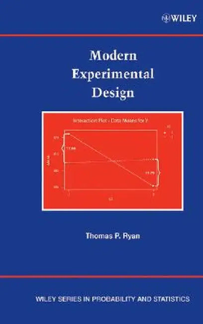 Modern Experimental Design by Thomas P. Ryan