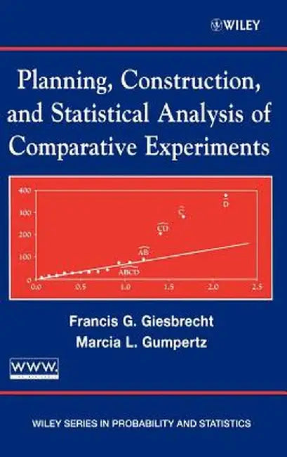 Planning, Construction, and Statistical Analysis of Comparative Experiments by Francis G. Giesbrecht