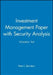 Investment Management Paper with Security Analysis Valuation Set by Peter L. Bernstein