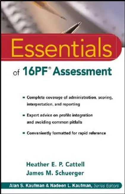 Essentials of 16PF Assessment by Heather E. Cattell