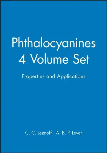 Phthalocyanines: Properties and Applications, Volumes 1 - 4, Set, by Editor: C. C. Leznoff, Editor: A. B. P. Lever