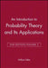 An Introduction to Probability Theory and Its Applications, Volume 2 by William Feller