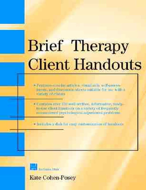 Brief Therapy Client Handouts by Kate Cohen-Posey