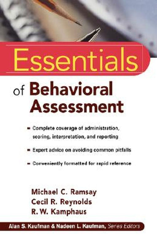 Essentials of Behavioral Assessment by Michael C. Ramsay