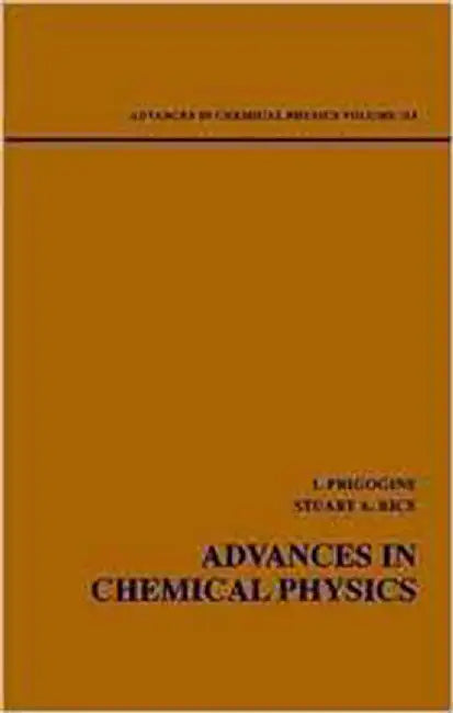 Advances In Chemical Physics  (Vol. 115) by I. Prigogine