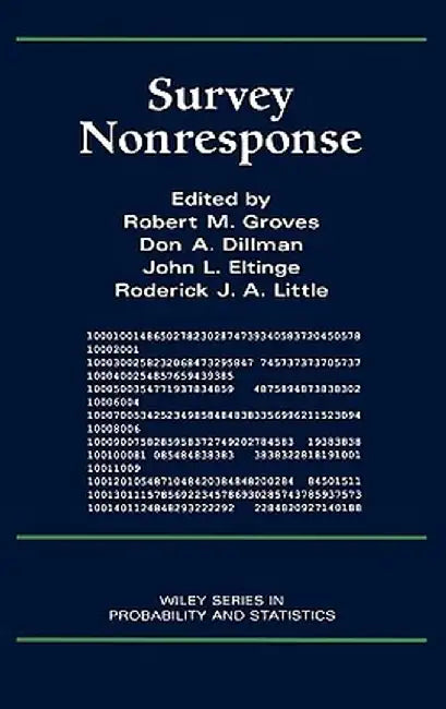 Survey Nonresponse by Robert M. Groves