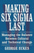 Making Six SIGMA Last: Managing the Balance Between Cultural and Technical Change by George Eckes
