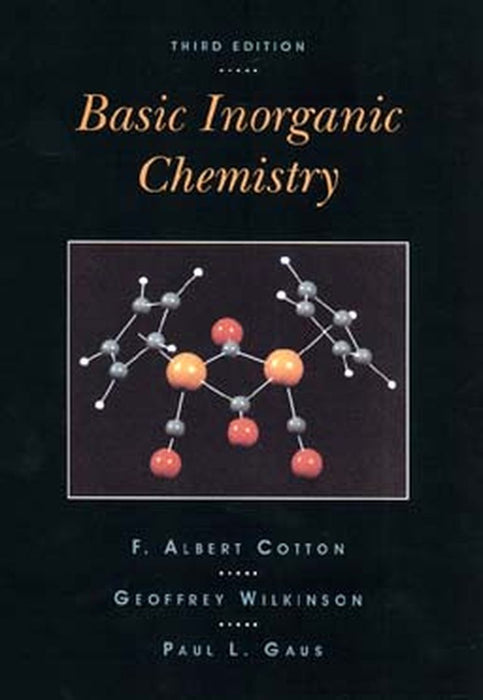 Basic Inorganic Chemistry by F. Albert Cotton