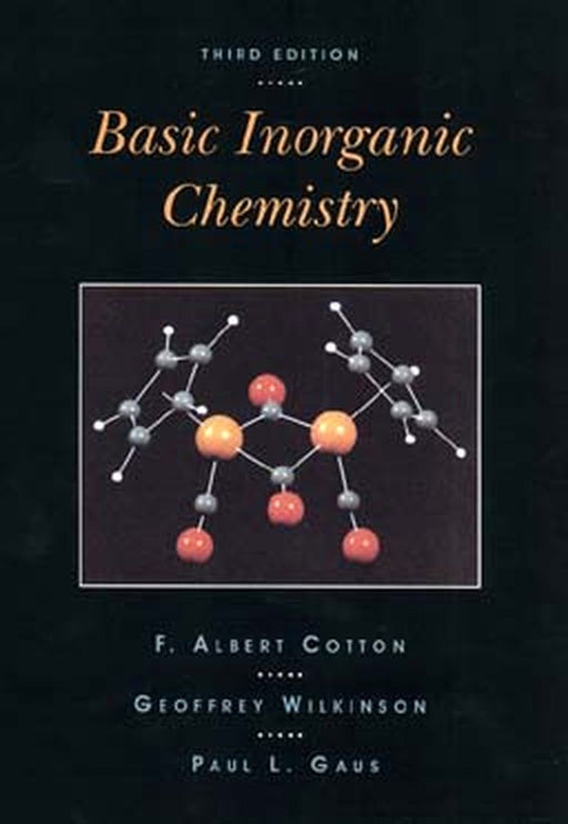 Basic Inorganic Chemistry by F. Albert Cotton