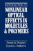 Introduction to Nonlinear Optical Effects in Molecules and Polymers by Paras N. Prasad