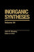 Inorganic Syntheses by John R. Shapley