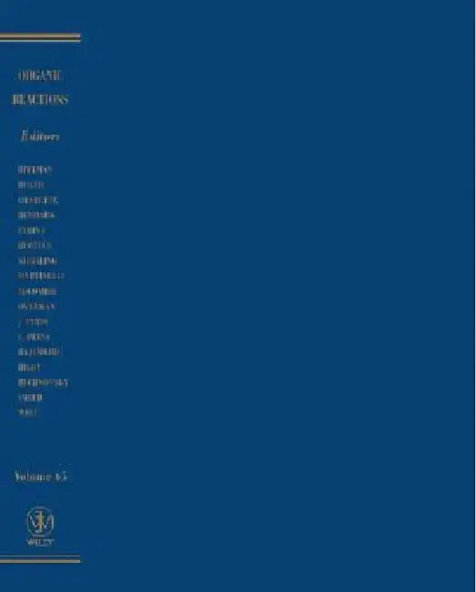 Organic Reactions, Volume 66 by Larry E. Overman