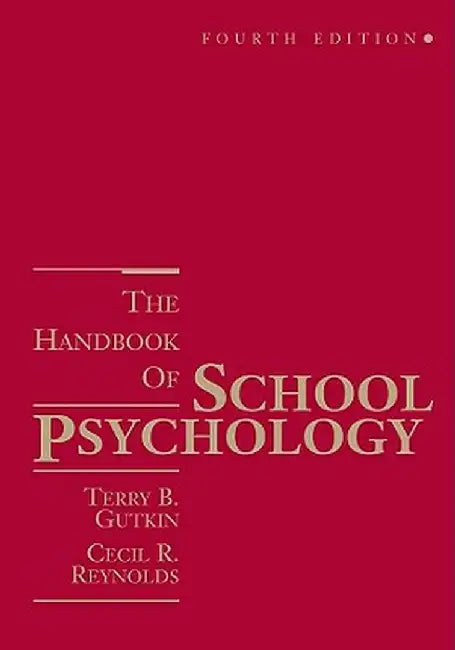 The Handbook of School Psychology by Terry B. Gutkin